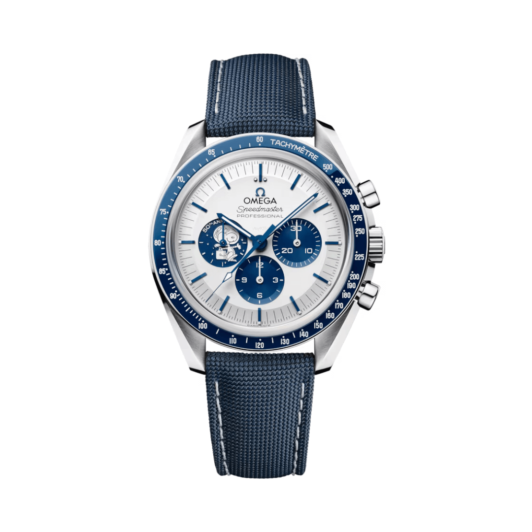 Omega Speedmaster Silver Snoopy Award 50th Anniversary